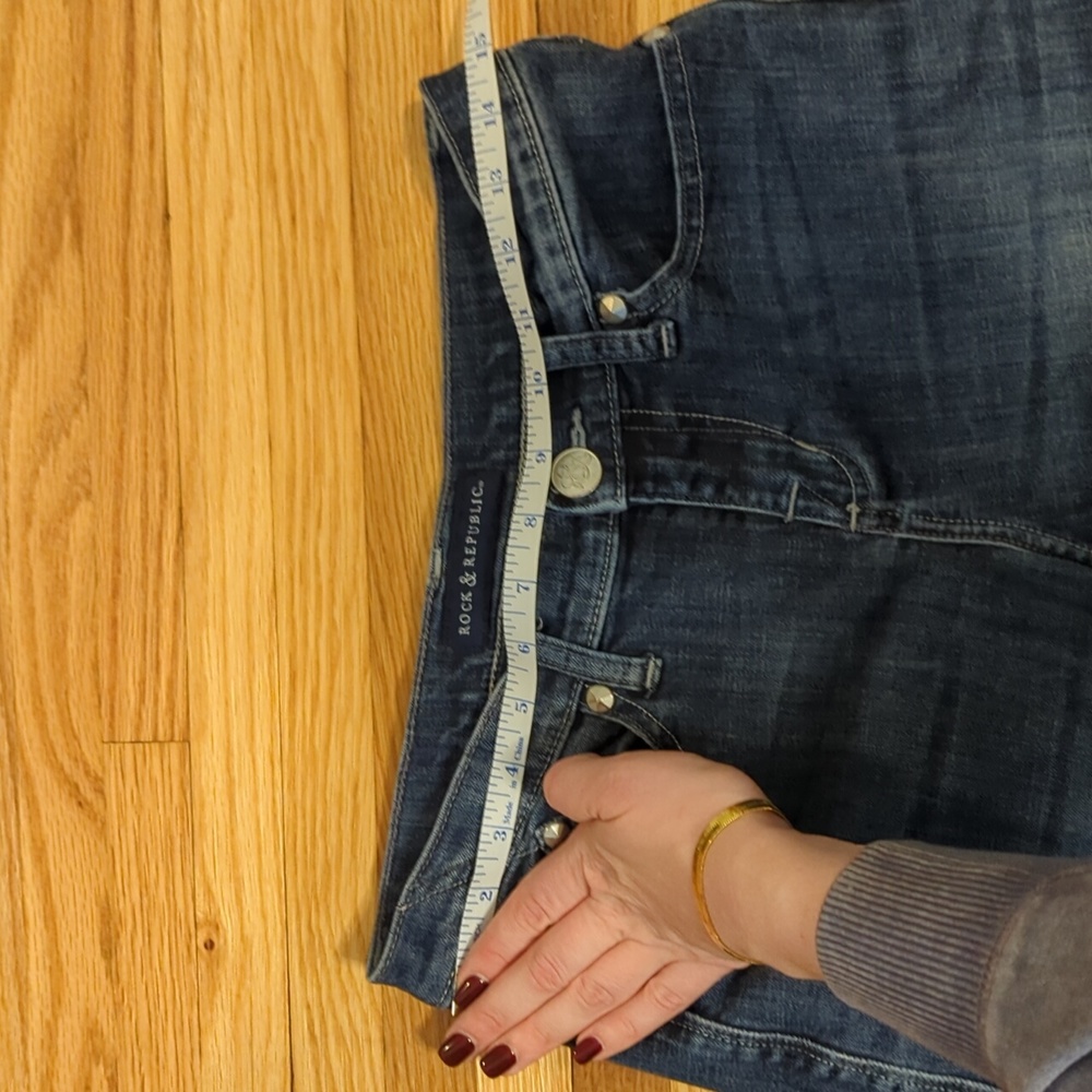 Rock and Republic Dark Wash Boot Cut Jeans - Picture 7 of 12
